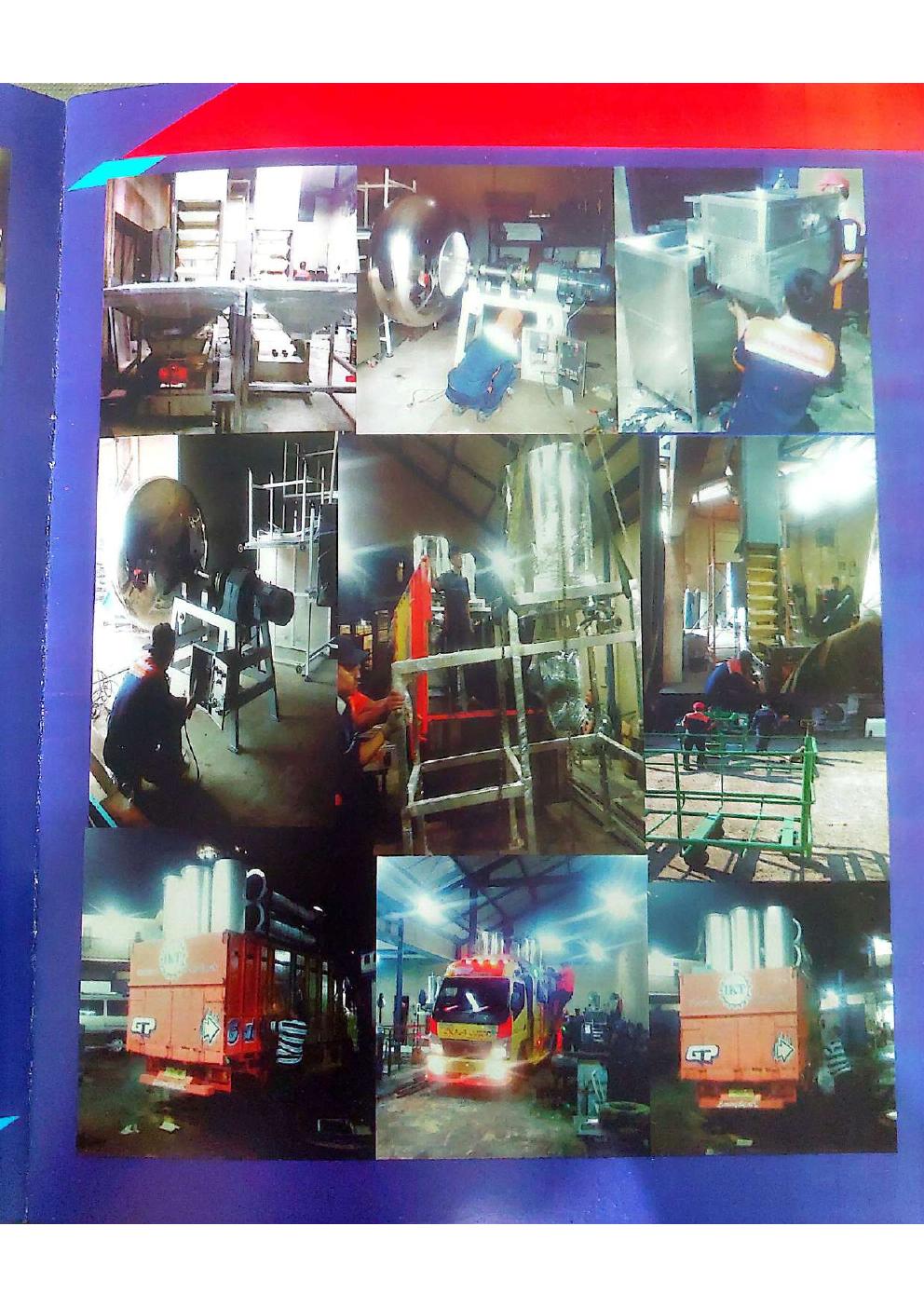 Dokumentasi instalasi perpipaan dan header industri IKT